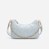 Real leather women's bag crossbody bag fashionable sheepskin armpit bag women's crescent bag