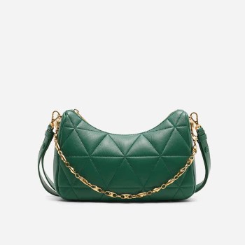 Real leather women's bag crossbody bag fashionable sheepskin armpit bag women's crescent bag